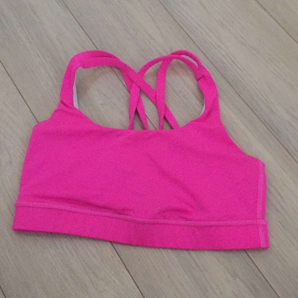 Hot Pink Lululemon Sports Bra